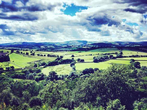 Walking breaks wales Powys